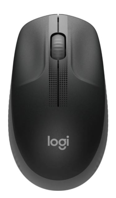 Belaidė pelė logitech m190, juoda