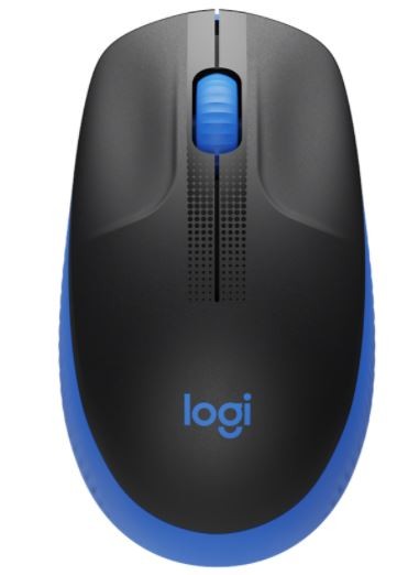 Belaidė pelė logitech m190, mėlyna