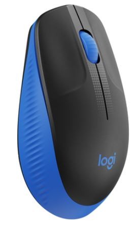 Belaidė pelė logitech m190, mėlyna