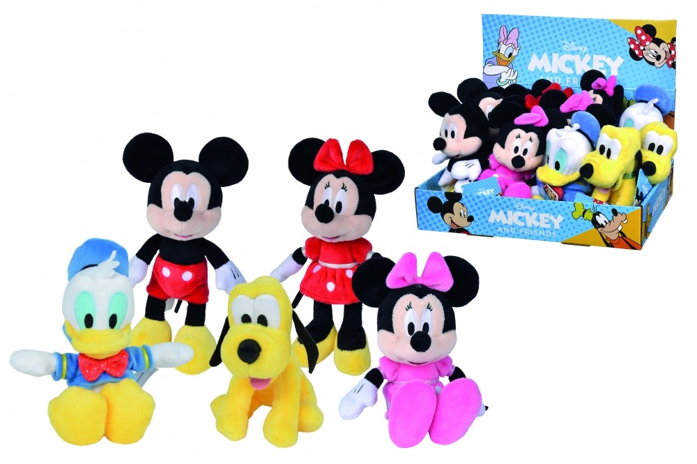 Mickey ir draugai pliušiniai žaislai 20 cm