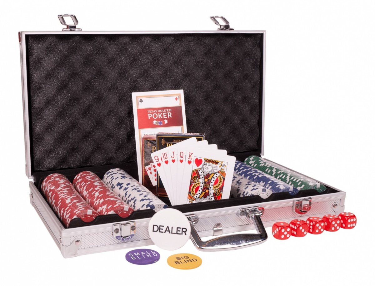Pokerio rinkinys aliuminio dėkle cartamundi