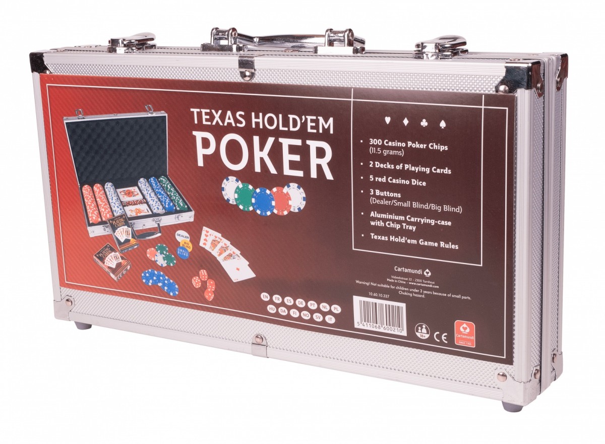 Pokerio rinkinys aliuminio dėkle cartamundi