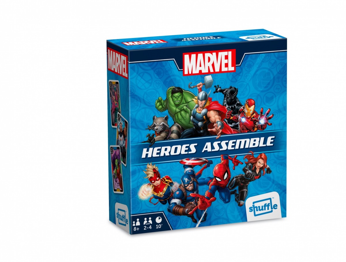 Stalo žaidimas cartamundi marvel heroes assemble