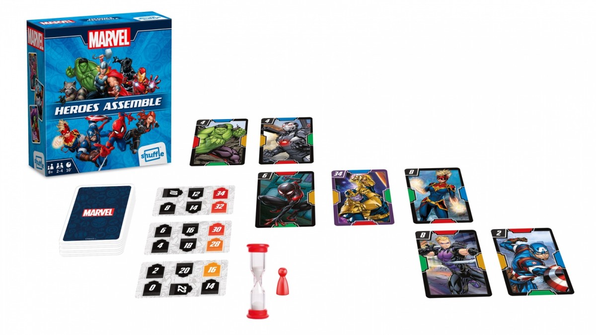 Stalo žaidimas cartamundi marvel heroes assemble