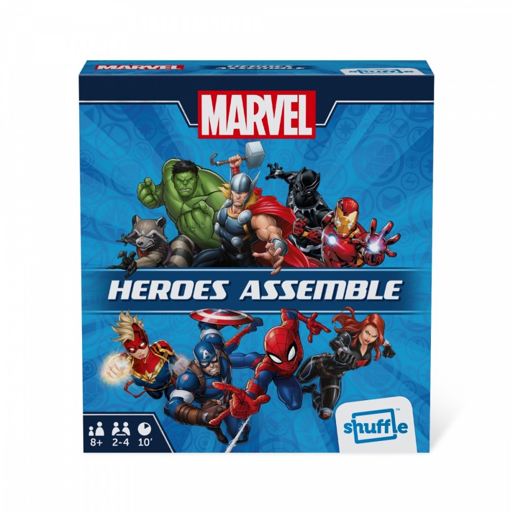 Stalo žaidimas cartamundi marvel heroes assemble