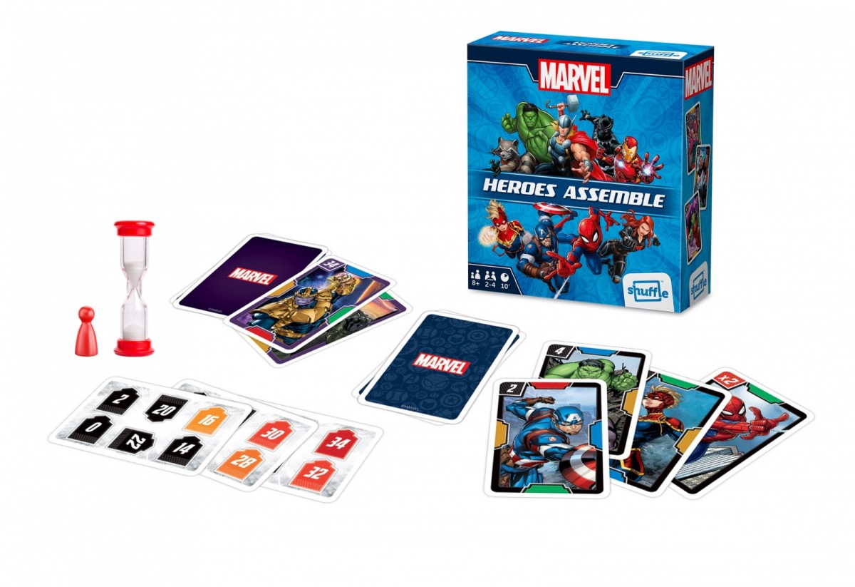 Stalo žaidimas cartamundi marvel heroes assemble
