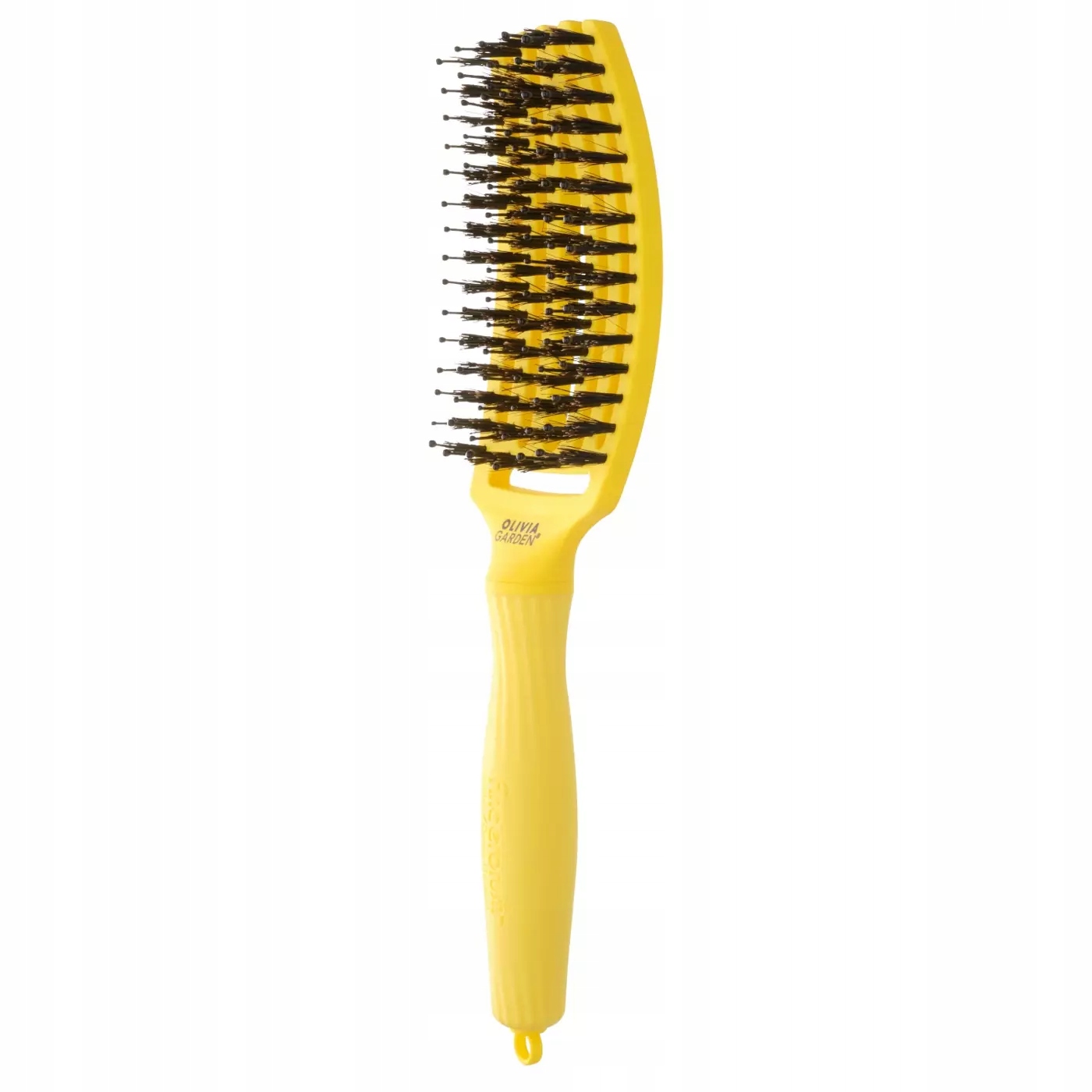 "Olivia Garden Fingerbrush Combo Medium Sweet Lemonade" plaukų šepetys