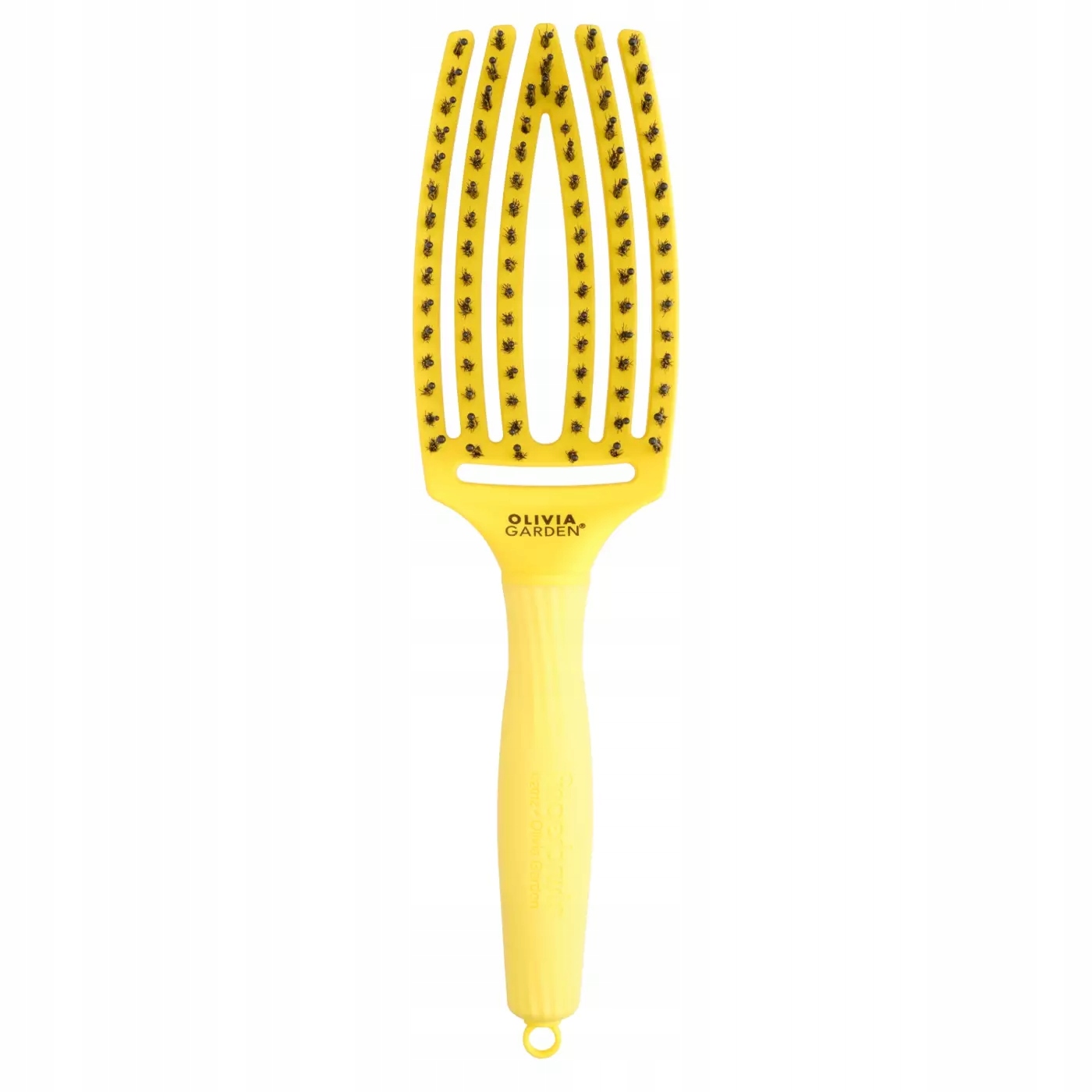 "Olivia Garden Fingerbrush Combo Medium Sweet Lemonade" plaukų šepetys