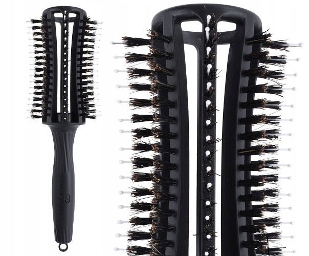 Apvalus plaukų šepetys Olivia Garden Finger Brush Large