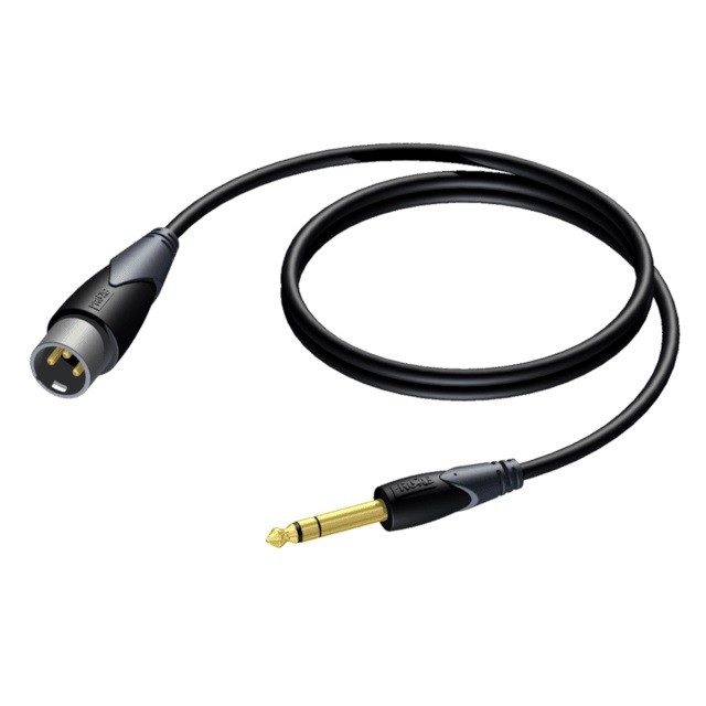 Audio laidas procab cla724/3, xlr/6.3mm, 3 m