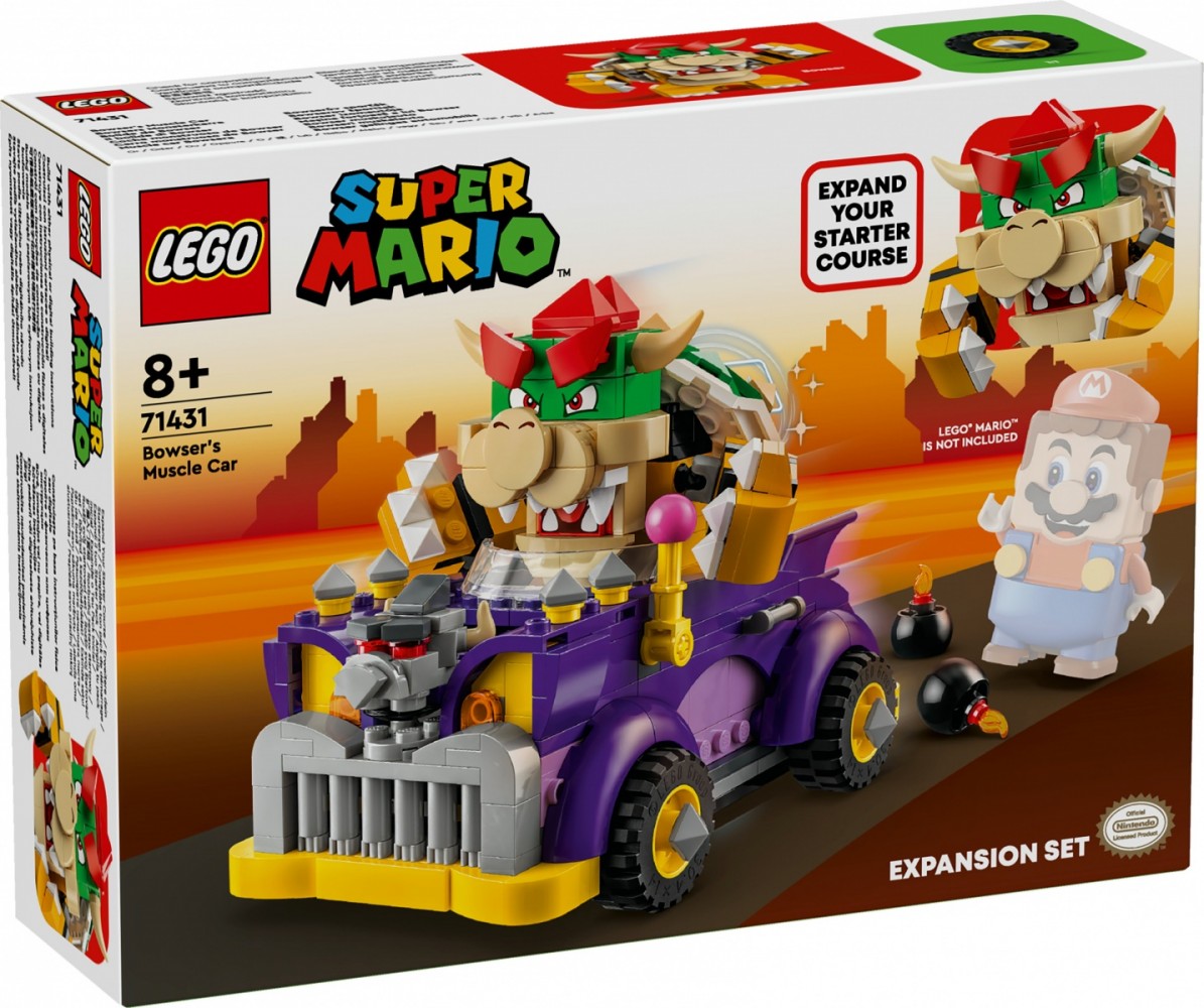 71431 Lego® Super Mario Bowser Galingas Automobilis – Papildomas Rinkinys