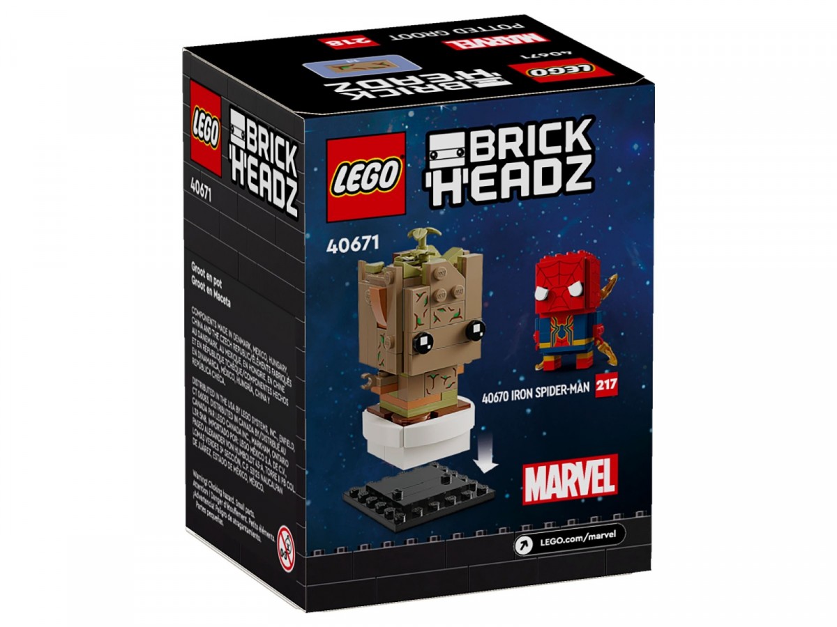 40671 lego® marvel groot vazonėlyje