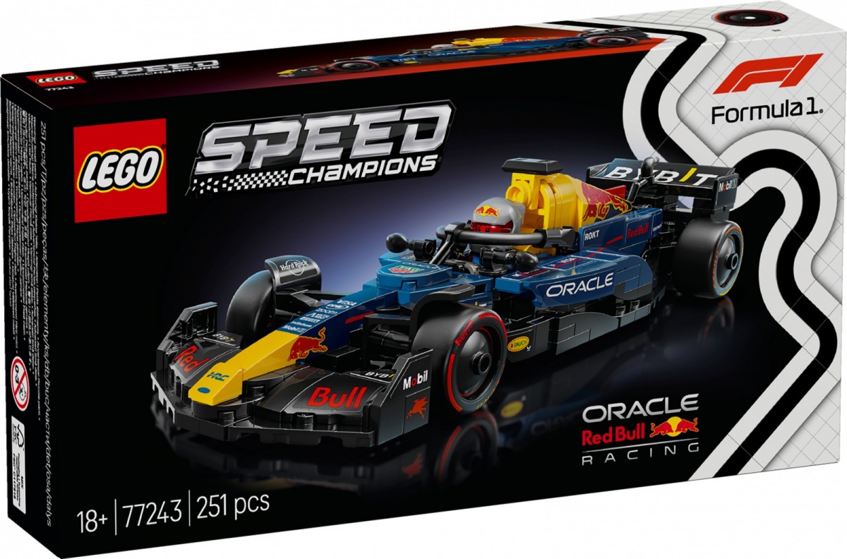 77243 lego® speed ​​champions f1® lenktyninis automobilis oracle red bull racing rb20