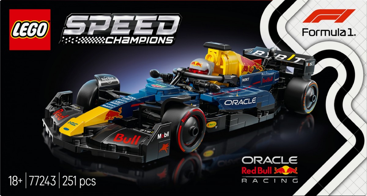 77243 lego® speed ​​champions f1® lenktyninis automobilis oracle red bull racing rb20