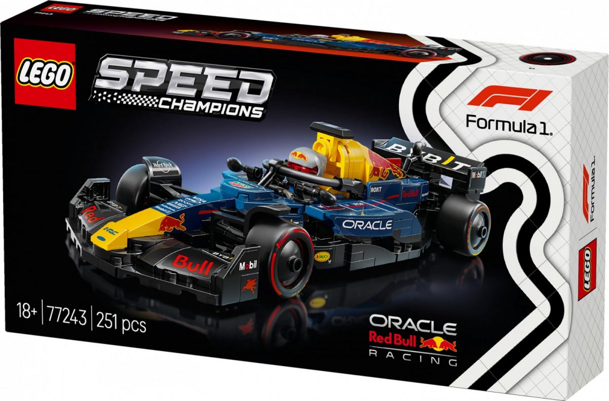 77243 lego® speed ​​champions f1® lenktyninis automobilis oracle red bull racing rb20