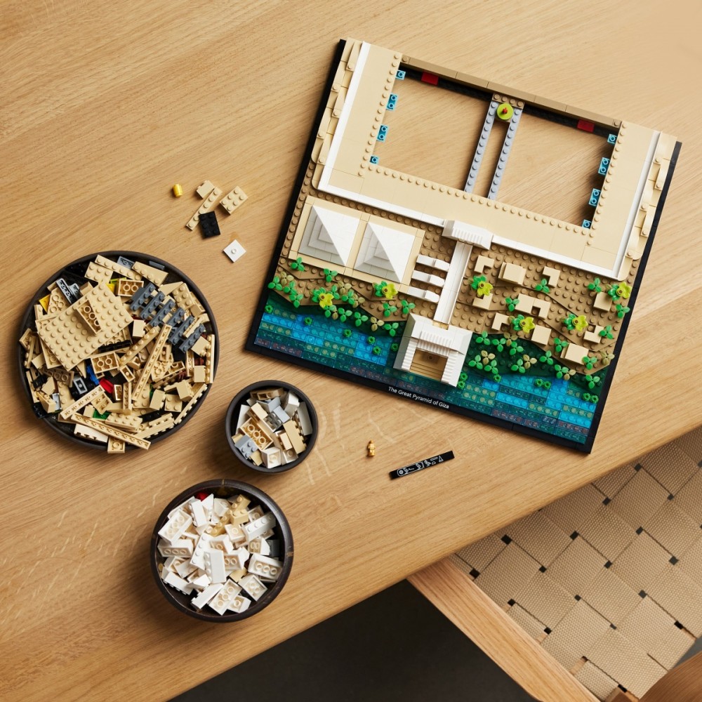 21058 lego® architecture didžioji gizos piramidė