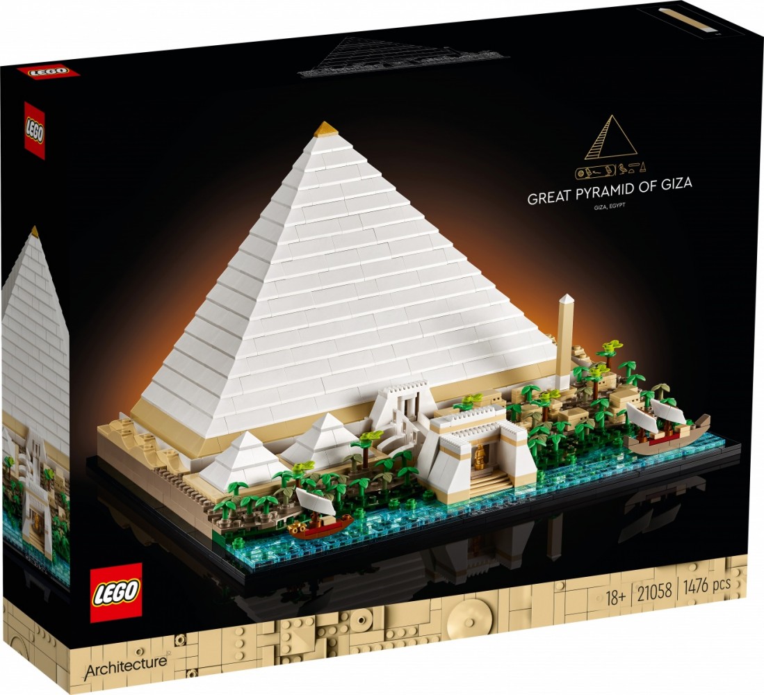 21058 lego® architecture didžioji gizos piramidė