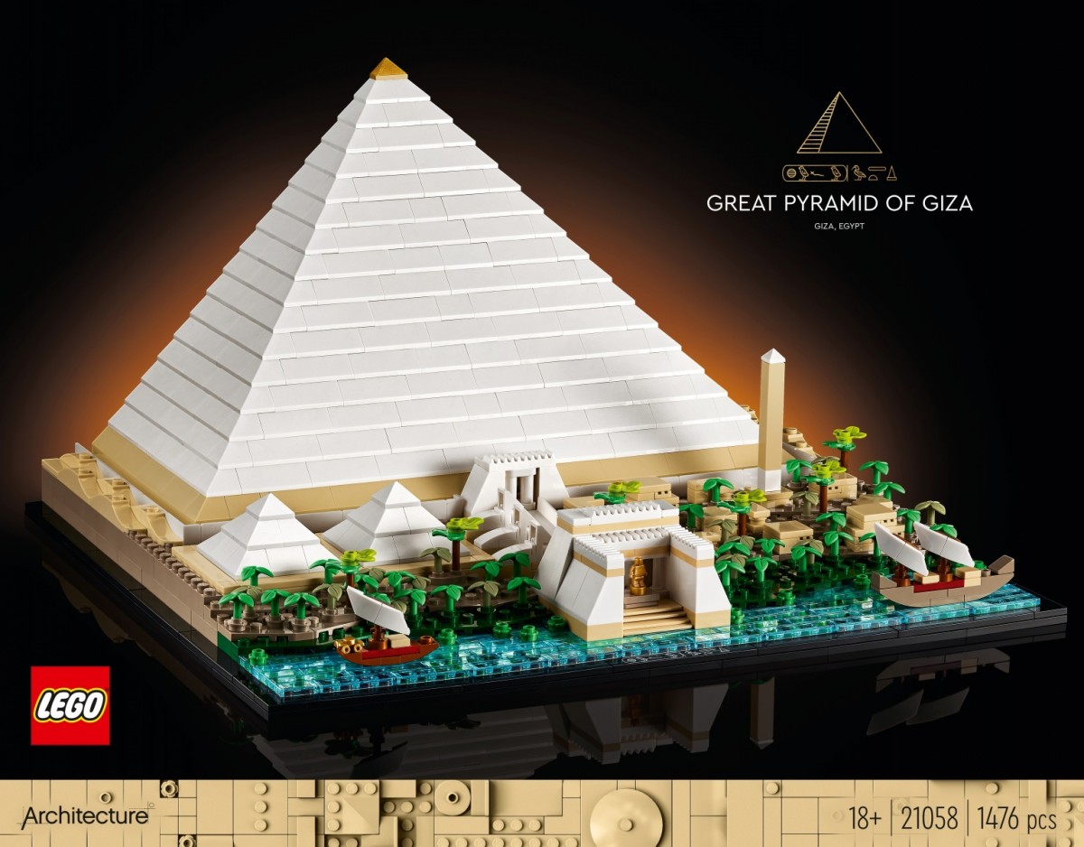 21058 lego® architecture didžioji gizos piramidė