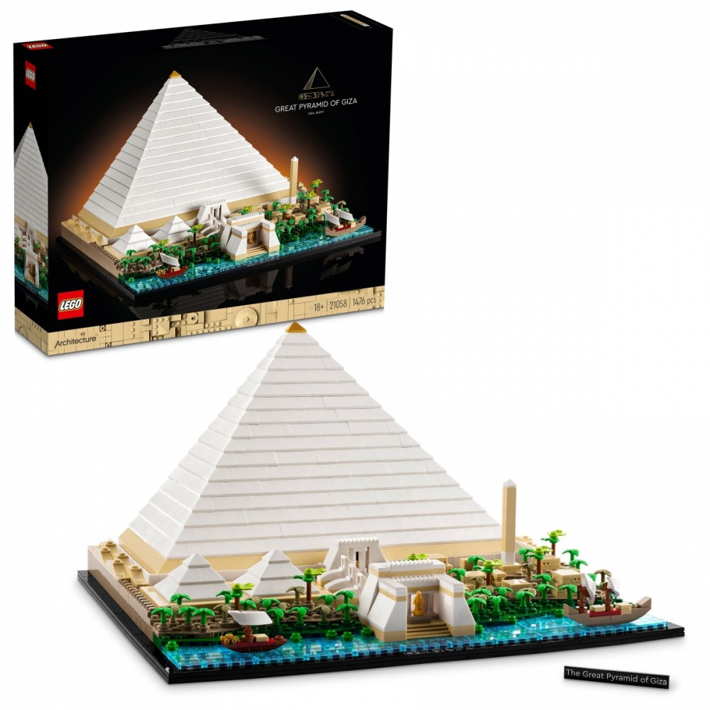 21058 lego® architecture didžioji gizos piramidė