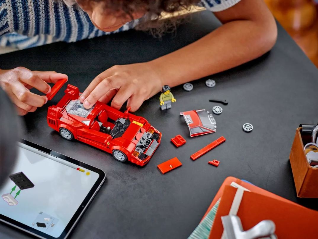 76934 lego® speed champions ferrari f40 superautomobilis, 318 d.