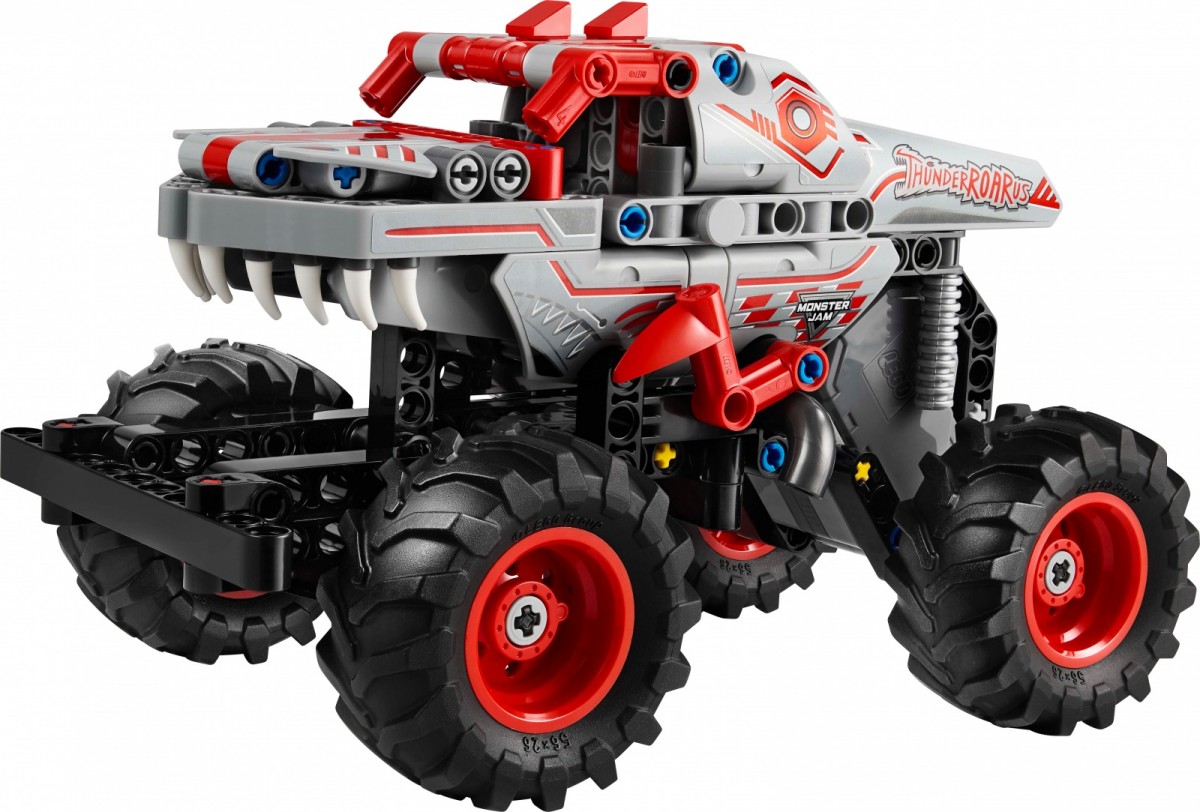 Lego® technic monster jam thunderroarus su atgaliniu mechanizmu
