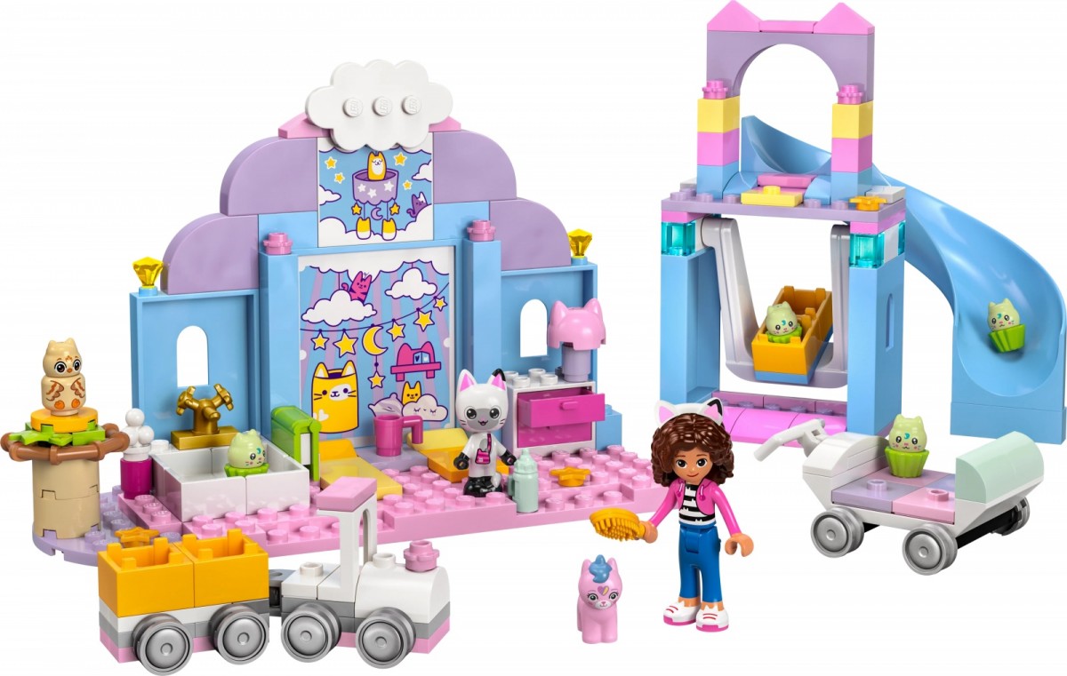 10796 lego® gabby's dollhouse gabby kačiukų darželis
