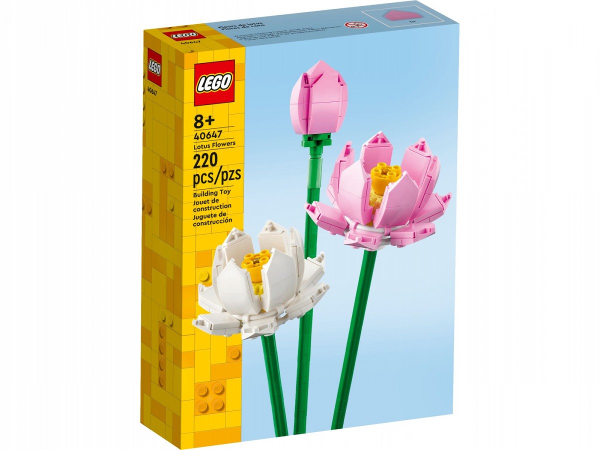 Lotoso gėlės rinkinys vaikams, lego icons