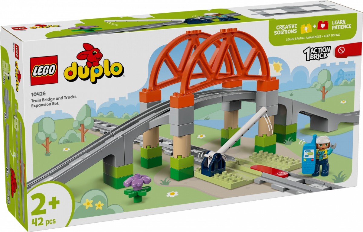 Traukinio tiltas ir bėgiai lego® duplo®
