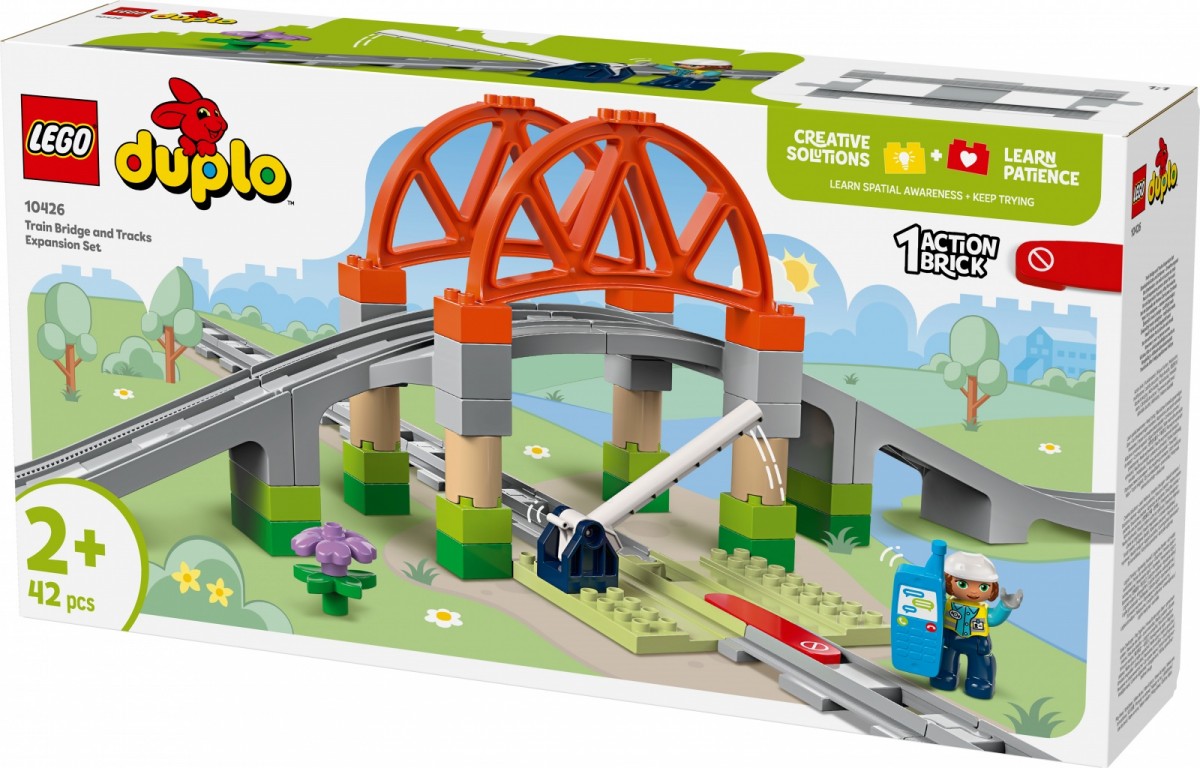 Traukinio tiltas ir bėgiai lego® duplo®