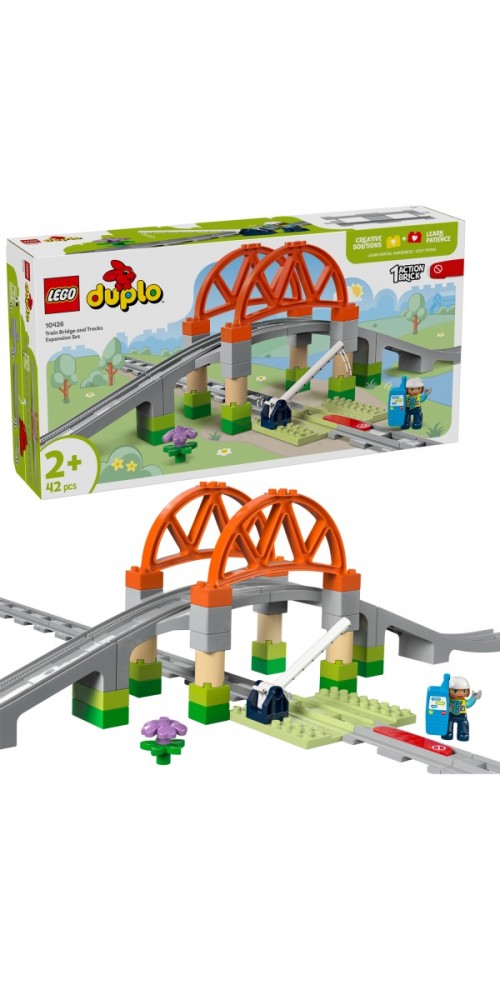 Traukinio tiltas ir bėgiai lego® duplo®