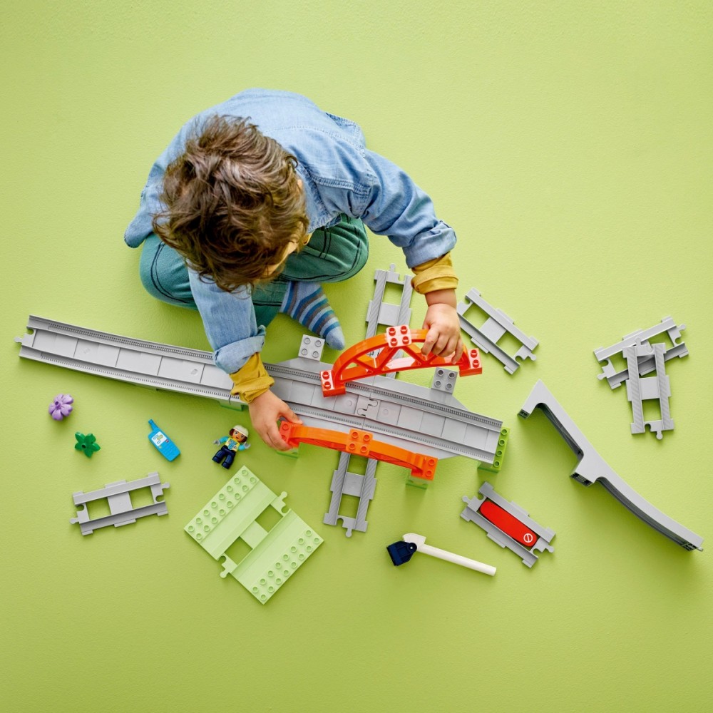 Traukinio tiltas ir bėgiai lego® duplo®