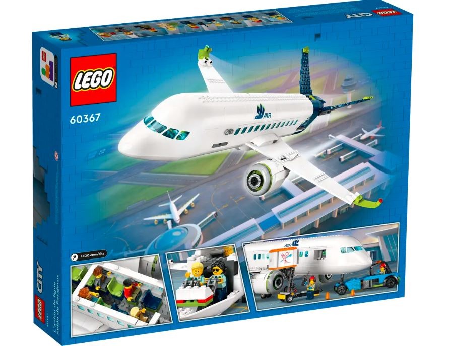 60367 lego® city keleivinis lėktuvas