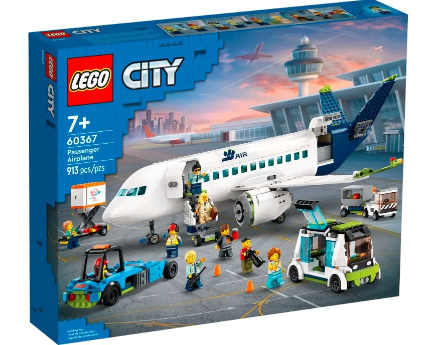 60367 lego® city keleivinis lėktuvas