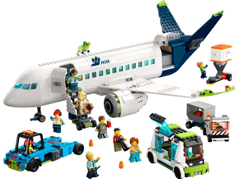 60367 lego® city keleivinis lėktuvas