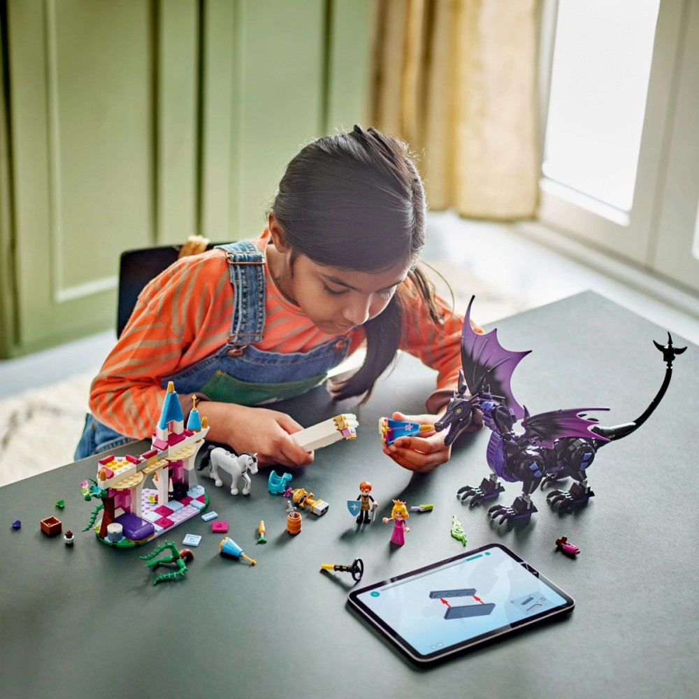 Diabolina kaip drakonas lego disney
