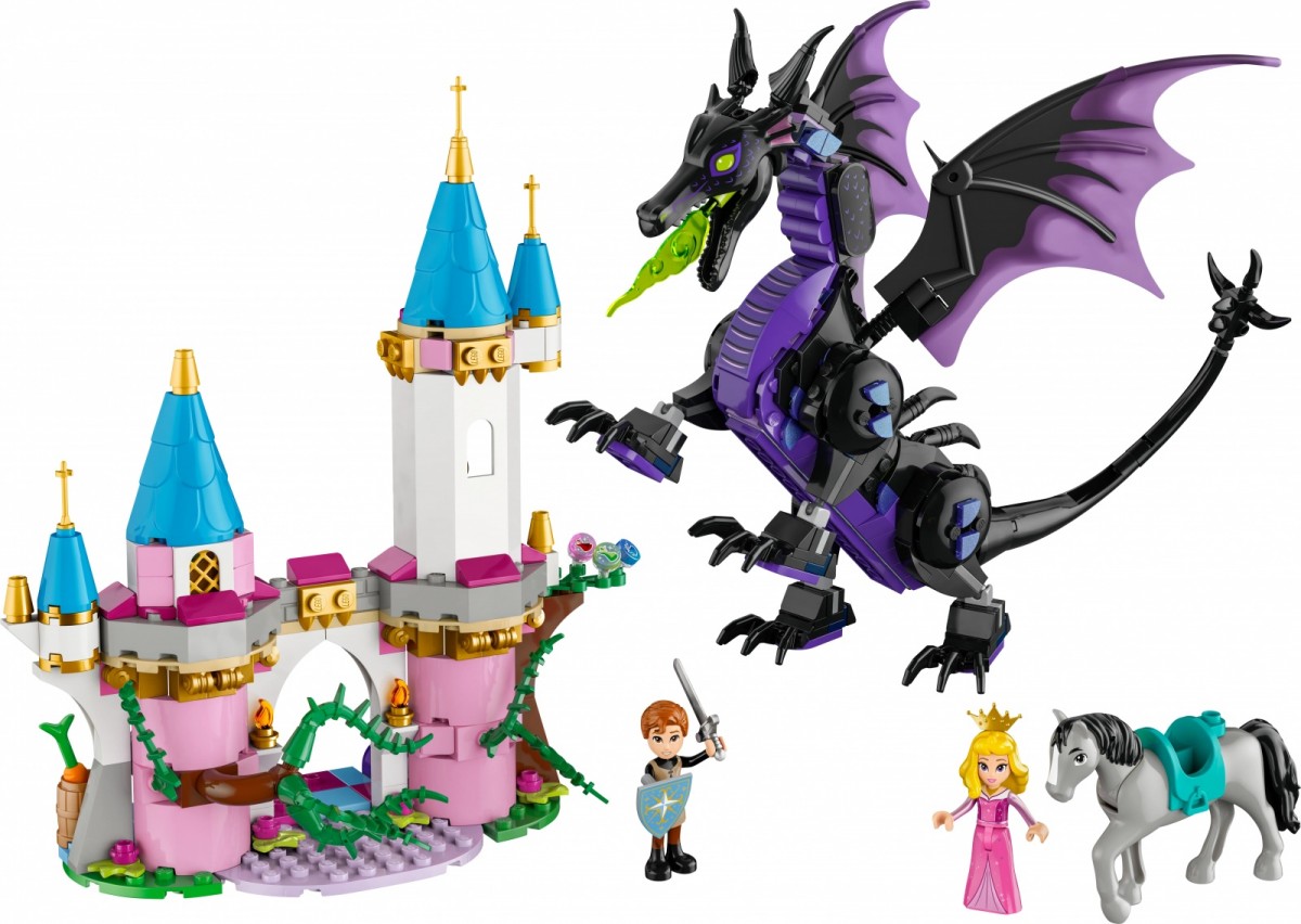 Diabolina kaip drakonas lego disney