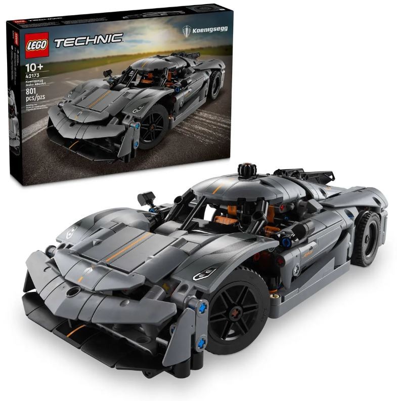 42173 lego® technic hiperautomobilis koenigsegg jesko absolut grey
