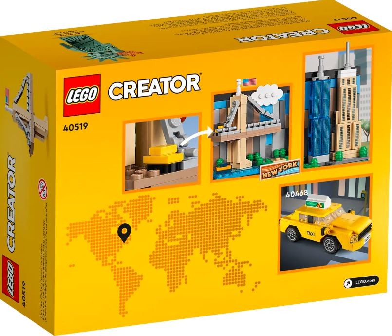 40519 lego® creator atvirukas iš niujorko