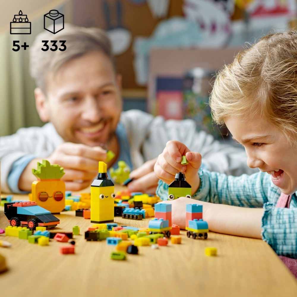 11027 lego® classic kūrybiškos neoninės pramogos