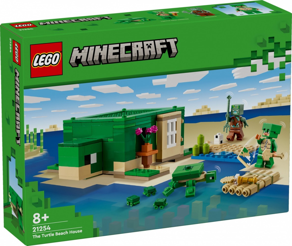 Minecraft vėžlių paplūdimio namas, lego®