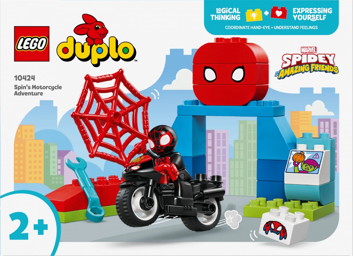 10424 lego® duplo suktuko nuotykiai su motociklu