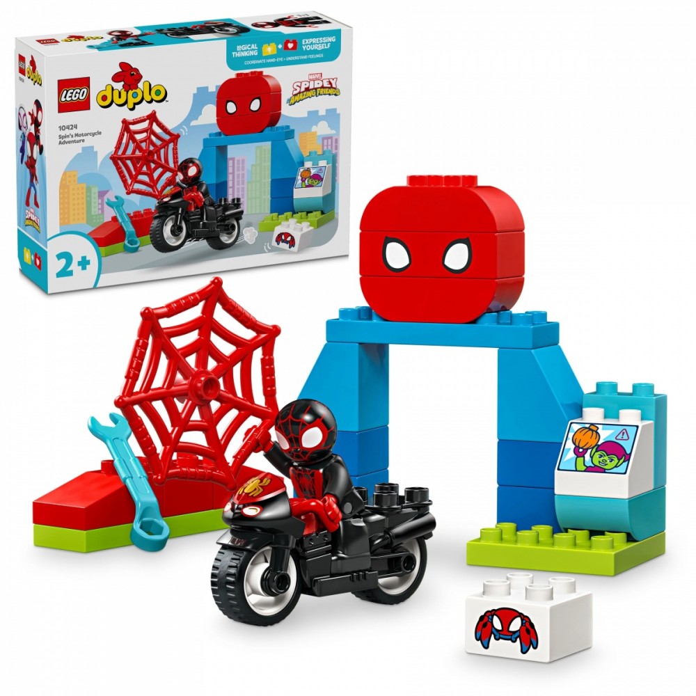 10424 lego® duplo suktuko nuotykiai su motociklu