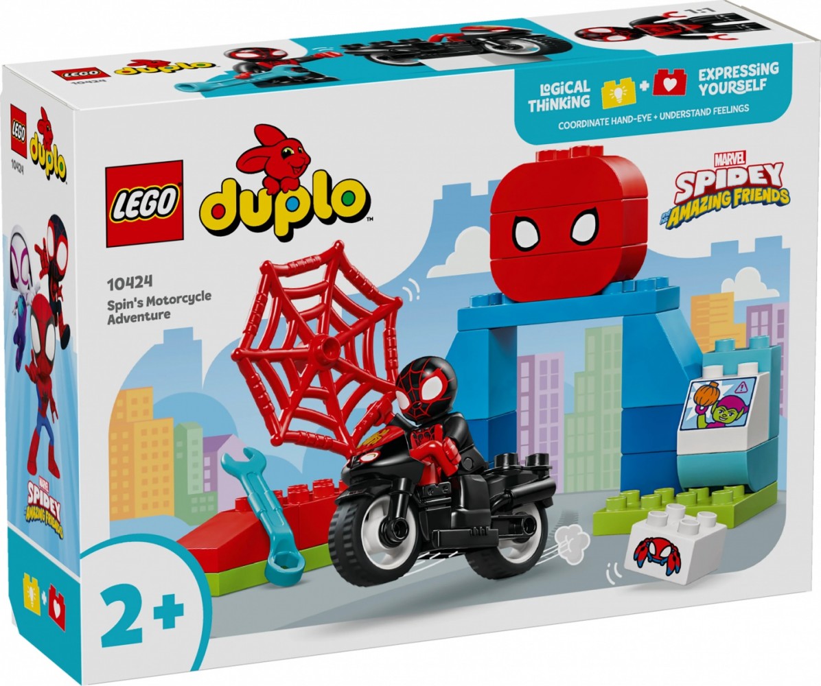 10424 lego® duplo suktuko nuotykiai su motociklu