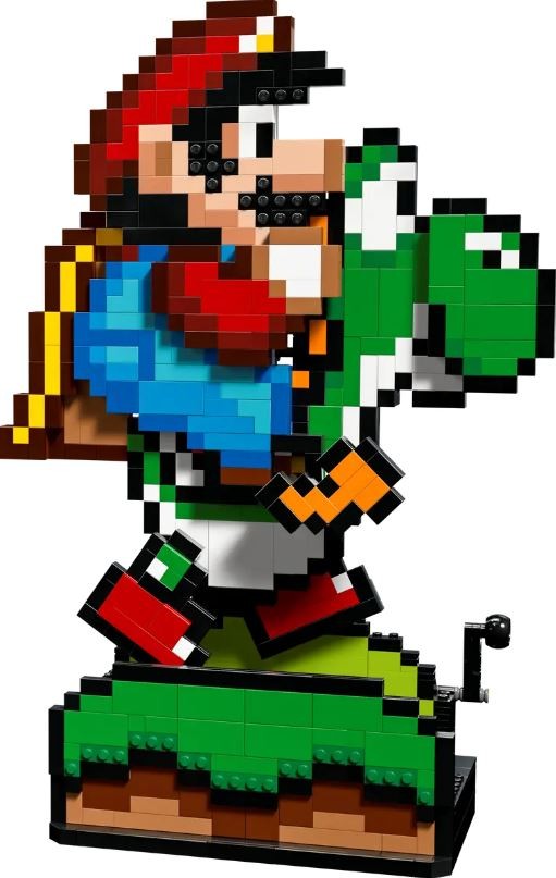 Mario ir yoshi konstruktorius lego super mario