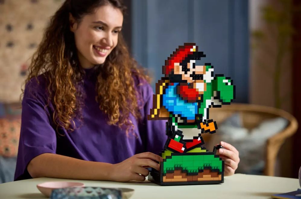 Mario ir yoshi konstruktorius lego super mario
