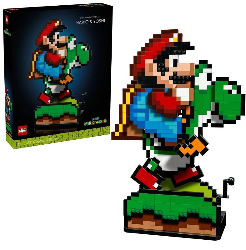 Mario ir yoshi konstruktorius lego super mario