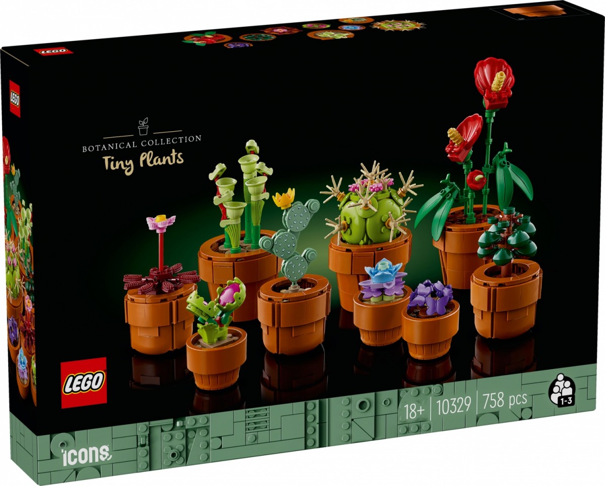 Mažos augalų kompozicijos, lego icons