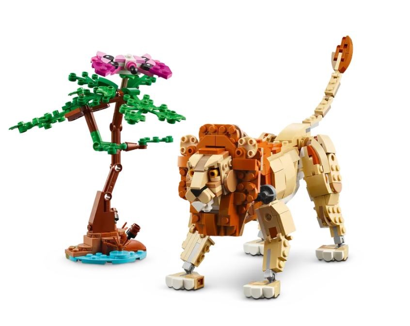 Safari laukiniai gyvūnai, lego, 9+, spalvotas
