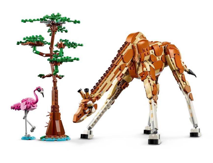 Safari laukiniai gyvūnai, lego, 9+, spalvotas