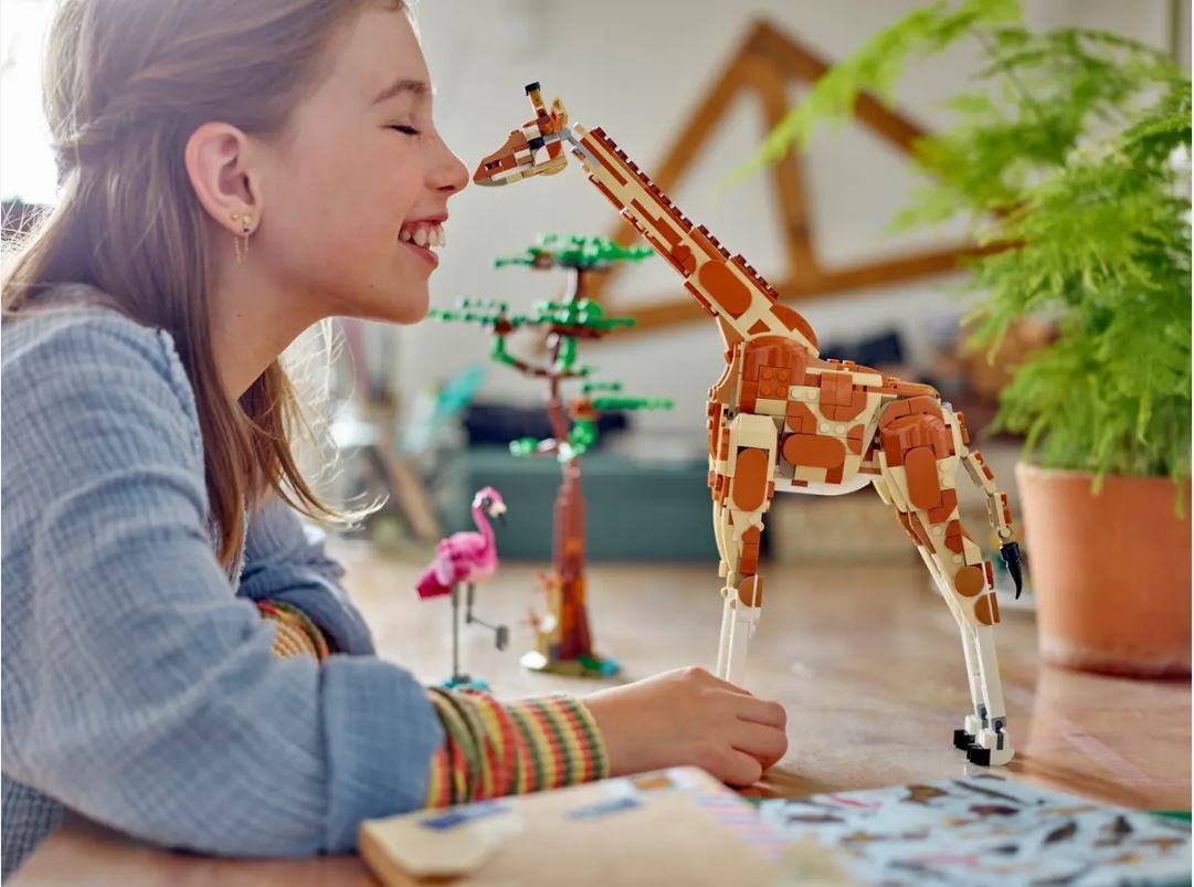 Safari laukiniai gyvūnai, lego, 9+, spalvotas